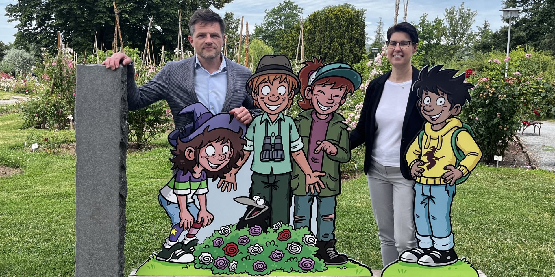 Brockenbande ist Dauergast im Europa-Rosarium Sangerhausen, © HTV