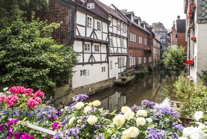 Die Oker in Wolfenbüttel, © Stadt Wolfenbüttel