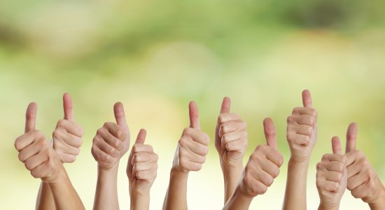 Daumen hoch, © Fotolia