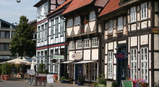 Eine Briefmarke zum Jubiläum von Nienburg, © Mittelweser-Touristik GmbH