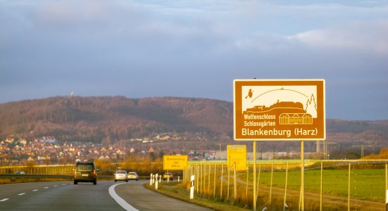 Touristische Unterrichtungstafeln: Beispiel aus dem Harz, © Hochschule Harz